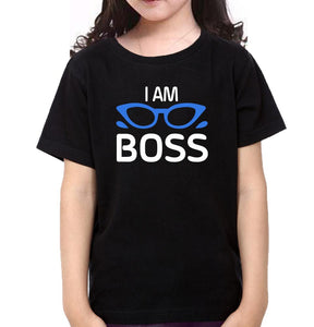 I Used To Be Boss & I Am Boss Father and Daughter Matching T-Shirt- KidsFashionVilla