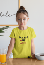 Load image into Gallery viewer, Maasi Ki Jaan Half Sleeves T-Shirt For Girls -KidsFashionVilla

