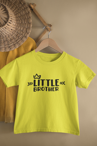 Big Sister Little Brother Matching Kid Half Sleeves T-Shirts -KidsFashionVilla