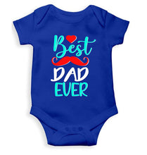 Load image into Gallery viewer, Best Dad Ever Fathers Day Rompers for Baby Boy- KidsFashionVilla
