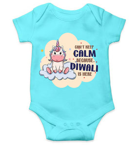 Can Not Keep Calm Because Diwali Is Here Rompers for Baby Girl- KidsFashionVilla