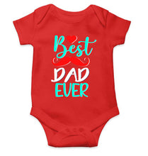 Load image into Gallery viewer, Best Dad Ever Fathers Day Rompers for Baby Boy- KidsFashionVilla
