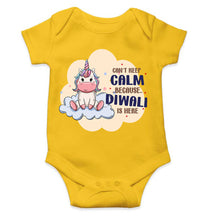 Load image into Gallery viewer, Can Not Keep Calm Because Diwali Is Here Rompers for Baby Girl- KidsFashionVilla

