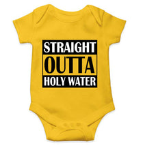 Load image into Gallery viewer, Holy Water Baptism Christening Day Rompers for Baby Boy- KidsFashionVilla
