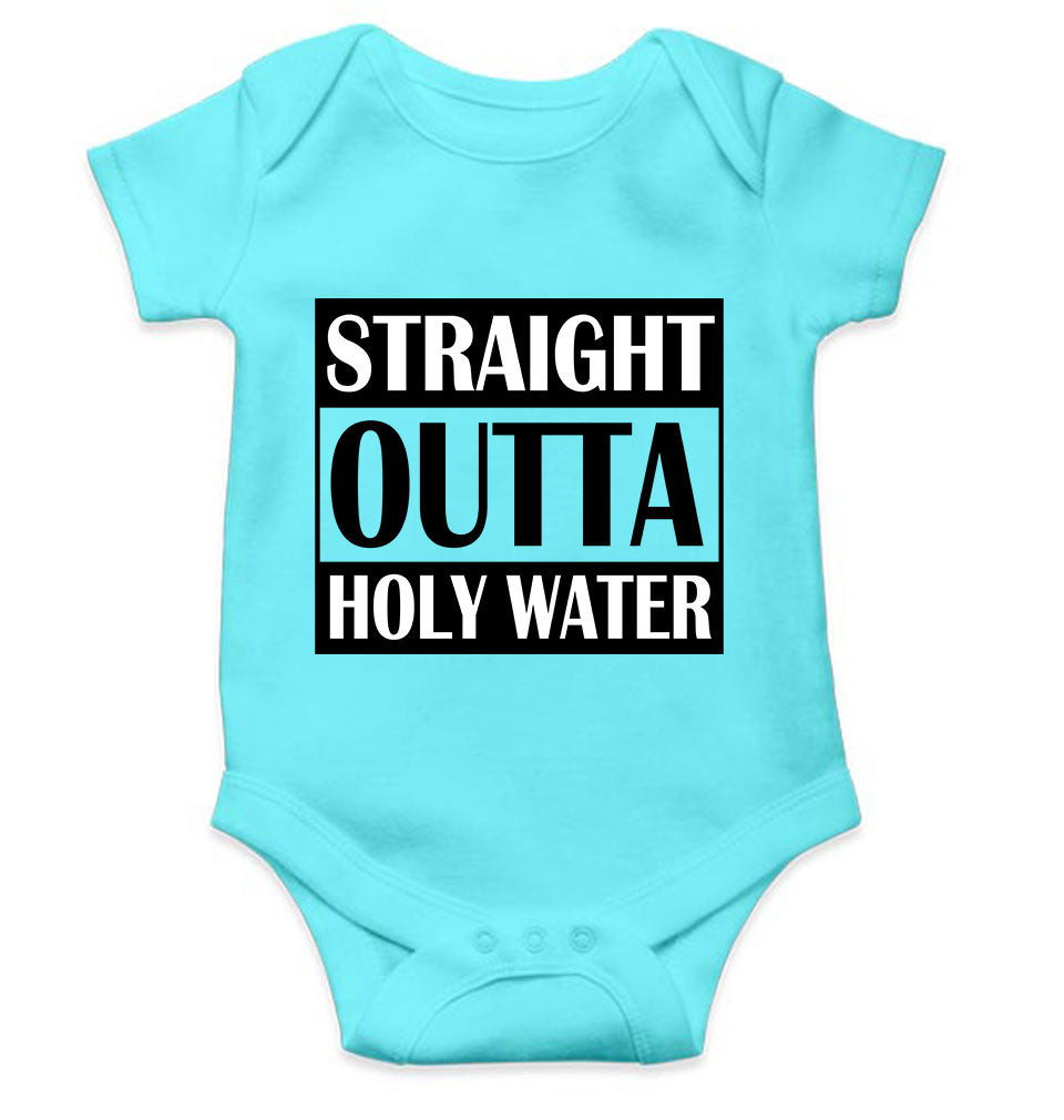 Holy Water Baptism Christening Day Rompers for Baby Boy- KidsFashionVilla