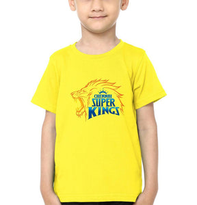 IPL CSK  Chennai SuperKings Half Sleeves T-Shirt for Boys and Kids-KidsFashionVilla