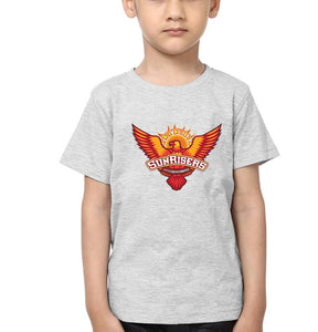 IPL SRH Sunrisers Hyderabad Half Sleeves T-Shirt for Boys and Kids-KidsFashionVilla