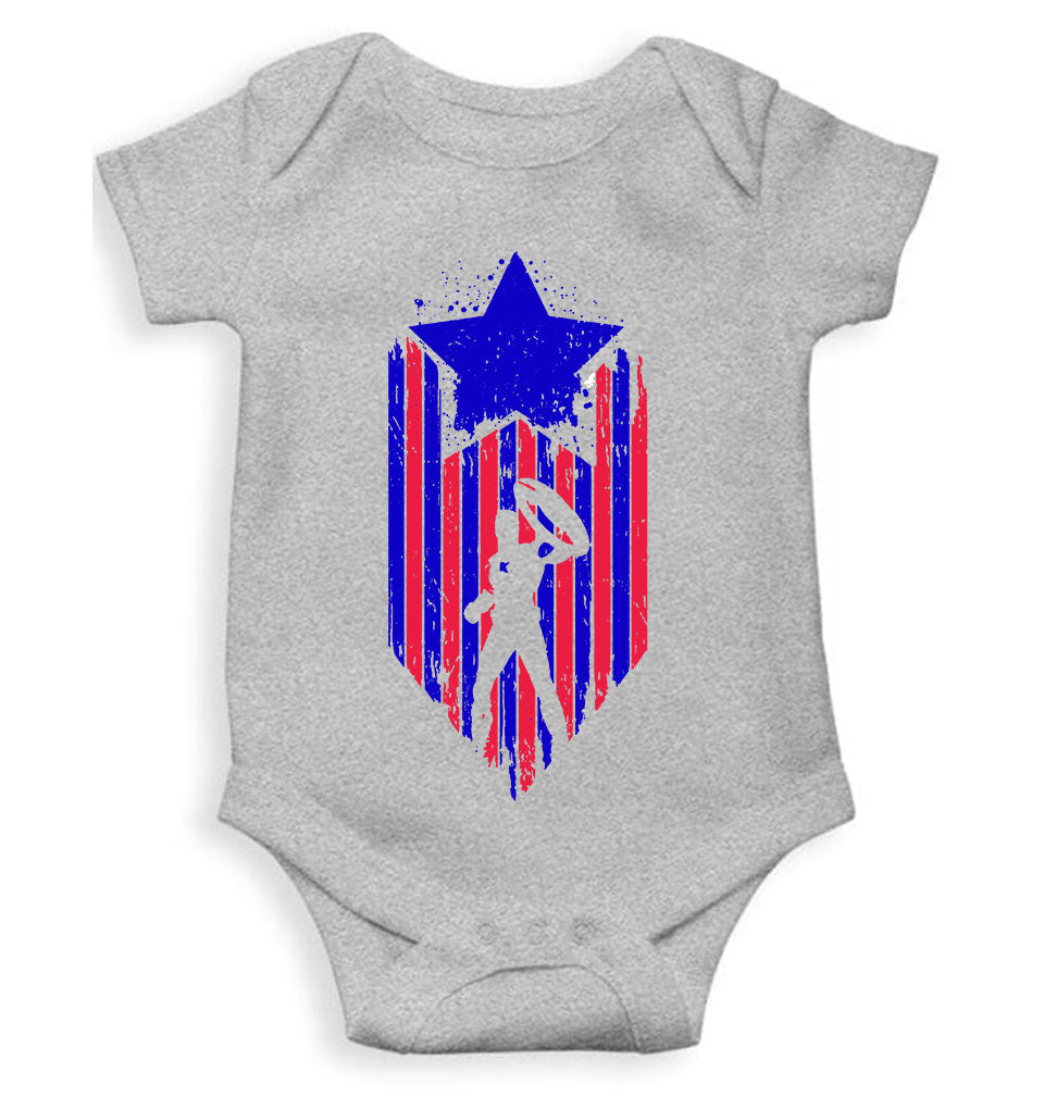 Captain America Web Series Rompers for Baby Boy- KidsFashionVilla