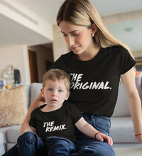 Load image into Gallery viewer, The Original The remix Mother and Son Matching T-Shirt- KidsFashionVilla
