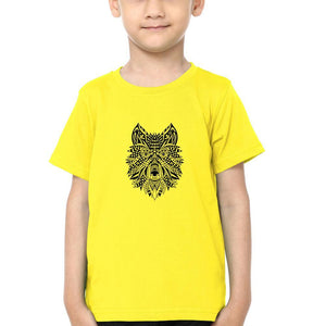 WOLF Half Sleeves T-Shirt for Boy-KidsFashionVilla