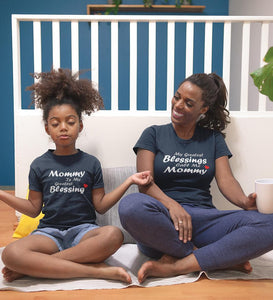 My Greatest Blessings Call Me Mommy Mother and Daughter Matching T-Shirt- KidsFashionVilla