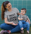 Best Mom Ever Best Kid Ever Mother and Son Matching T-Shirt- KidsFashionVilla