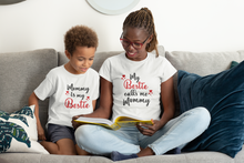 Load image into Gallery viewer, Mommy Is My Bestie Mother And Son White Matching T-Shirt- KidsFashionVilla
