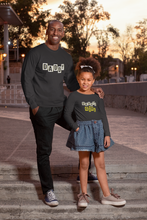 Load image into Gallery viewer, Daddy Father and Daughter Black Matching T-Shirt- KidsFashionVilla
