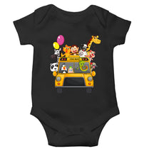 Load image into Gallery viewer, Zoo Bus Cartoon Rompers for Baby Boy- KidsFashionVilla
