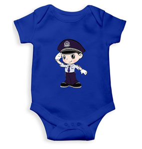 Future Police Rompers for Baby Girl- KidsFashionVilla