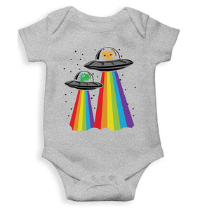 Rainbow Spaceship Cartoon Rompers for Baby Boy- KidsFashionVilla