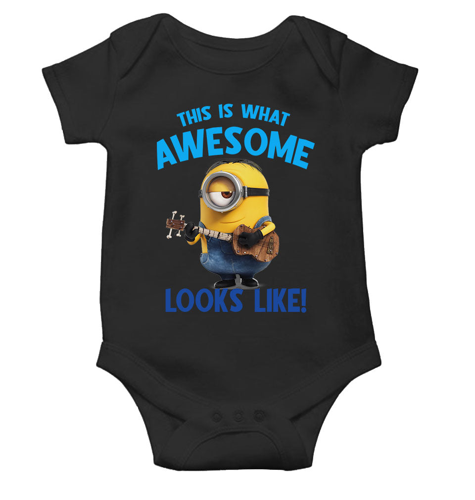 This Is What Awesome Looks Like Rompers for Baby Boy- KidsFashionVilla