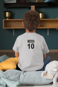 Messi 10 Half Sleeves T-Shirt for Boy-KidsFashionVilla