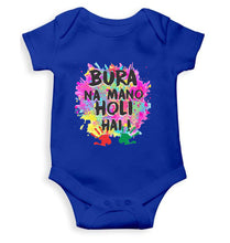 Load image into Gallery viewer, Bura Na Mano Holi Hai Rompers for Baby Boy - KidsFashionVilla
