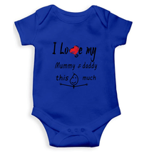 Load image into Gallery viewer, I Love My Mummy Daddy Rompers for Baby Boy- KidsFashionVilla
