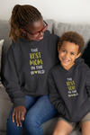 Best Mom In The World Mother And Son Black Matching Hoodies- KidsFashionVilla