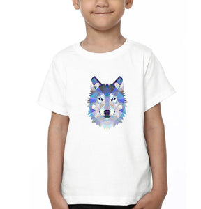 Wolf Half Sleeves T-Shirt for Boy-KidsFashionVilla