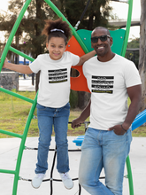 Load image into Gallery viewer, Dad Daughter Squad Father and Daughter White Matching T-Shirt- KidsFashionVilla
