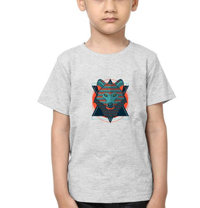 WOLF Half Sleeves T-Shirt for Boy-KidsFashionVilla