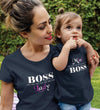 Boss Lady & Mini Boss Mother and Daughter Matching T-Shirt- KidsFashionVilla