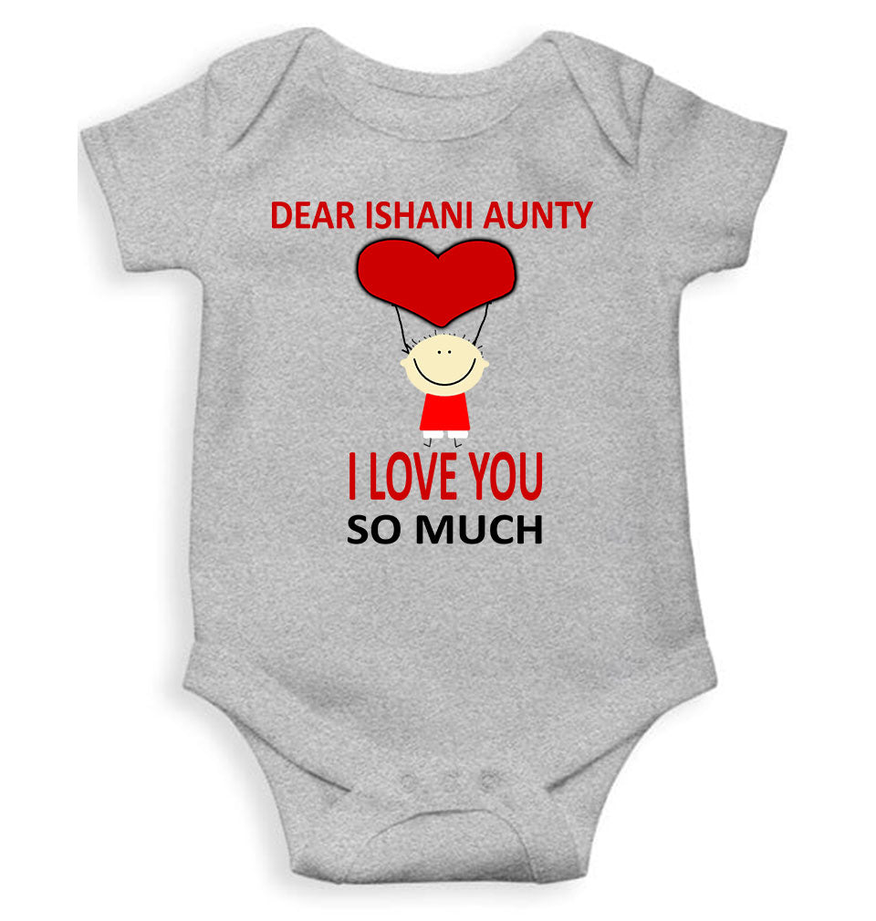 Custom Name I love My Aunty So Much Rompers for Baby Boy- KidsFashionVilla