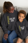 Cool Like My Mom Mother And Son Black Matching Hoodies- KidsFashionVilla