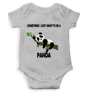 Sleeping Panda Rompers for Baby Girl- KidsFashionVilla