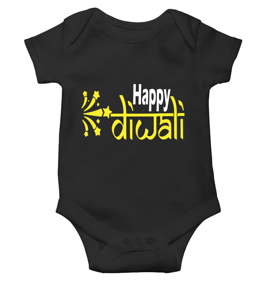 Happy Diwali Rompers for Baby Boy- KidsFashionVilla