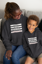 Load image into Gallery viewer, Mom Son Squad Mother And Son Black Matching Hoodies- KidsFashionVilla
