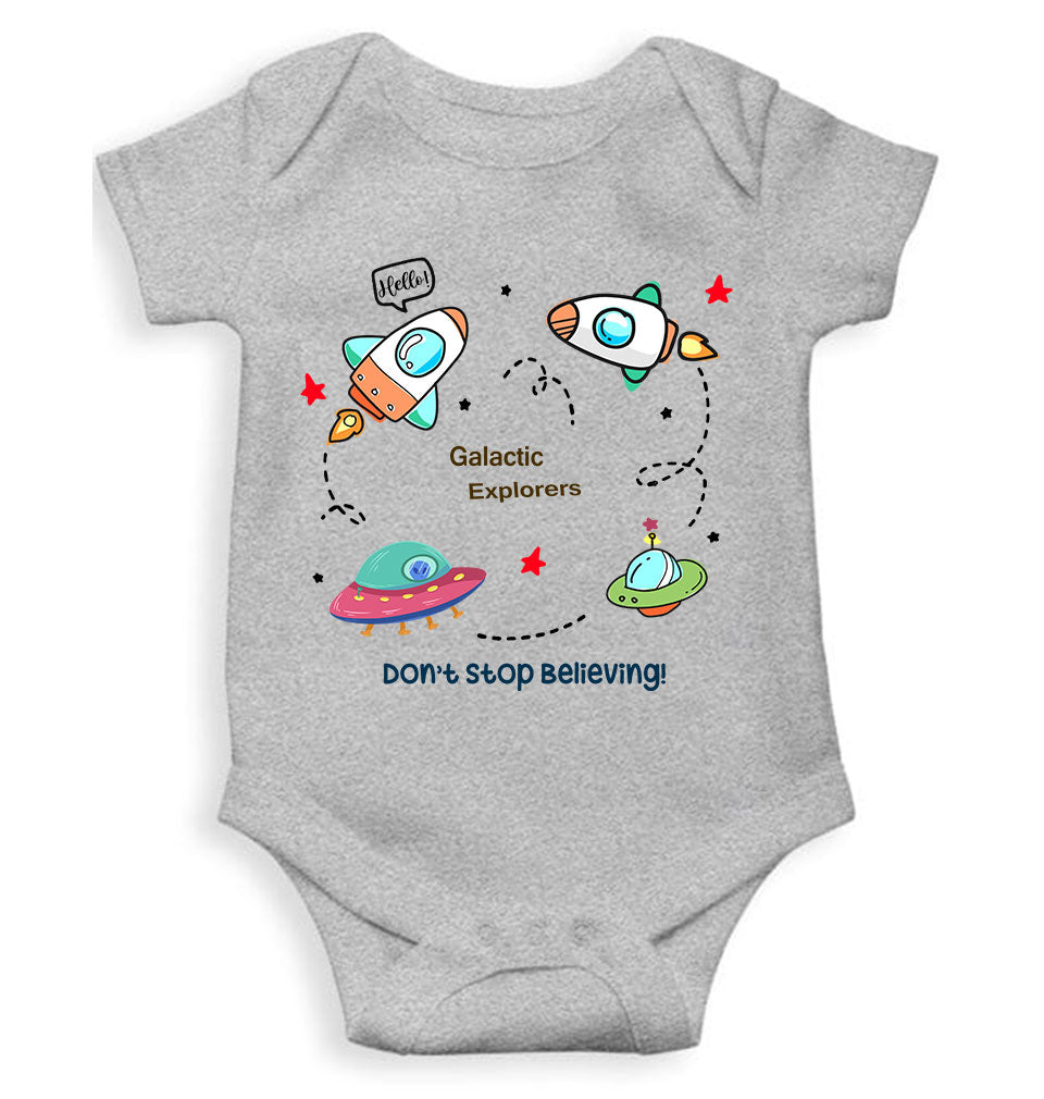 Spaceships Rompers for Baby Girl- KidsFashionVilla