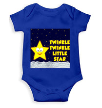 Load image into Gallery viewer, Twinkle Twinkle Little Star Poem Rompers for Baby Girl- KidsFashionVilla
