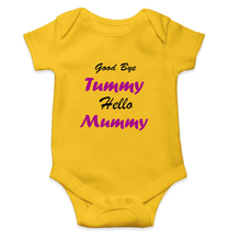 Load image into Gallery viewer, Good Bye Tummy Hello Mummy Rompers for Baby Girl- KidsFashionVilla

