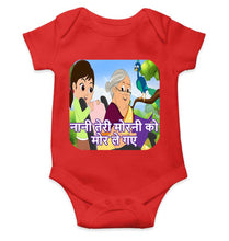 Load image into Gallery viewer, Nani Teri Morni Poem Rompers for Baby Boy- KidsFashionVilla
