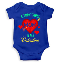 Load image into Gallery viewer, Sorry Girls Mom Is My Valentine Rompers for Baby Boy- KidsFashionVilla
