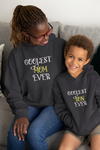 Coolest Son Ever Mother And Son Black Matching Hoodies- KidsFashionVilla