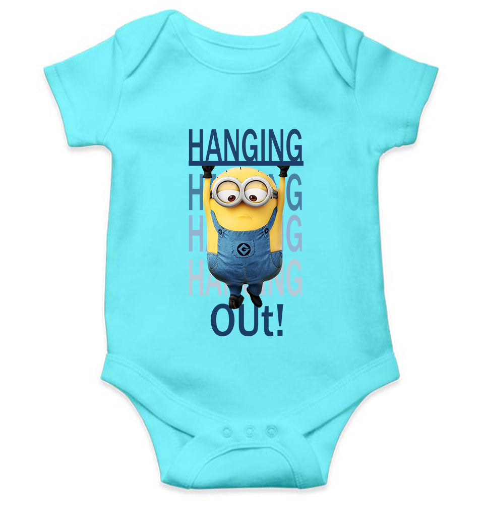 Hanging Out Minion Rompers for Baby Boy- KidsFashionVilla