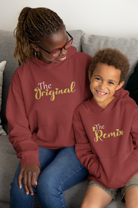 The Original Mother And Son Red Matching Hoodies- KidsFashionVilla
