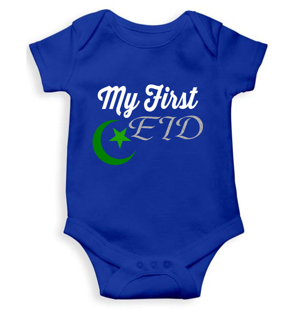 My 1st Eid Rompers for Baby Boy- KidsFashionVilla