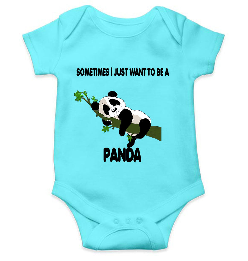 Sleeping Panda Rompers for Baby Girl- KidsFashionVilla