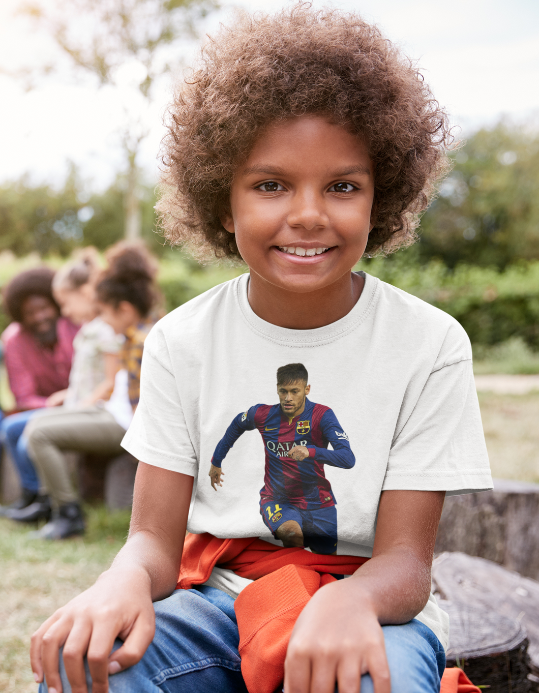 Neymar Jr Half Sleeves T-Shirt for Boy-KidsFashionVilla