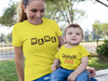 Mamas Boy Mother And Son Yellow Matching T-Shirt- KidsFashionVilla