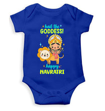 Load image into Gallery viewer, Happy Navratri Rompers for Baby Girl- KidsFashionVilla
