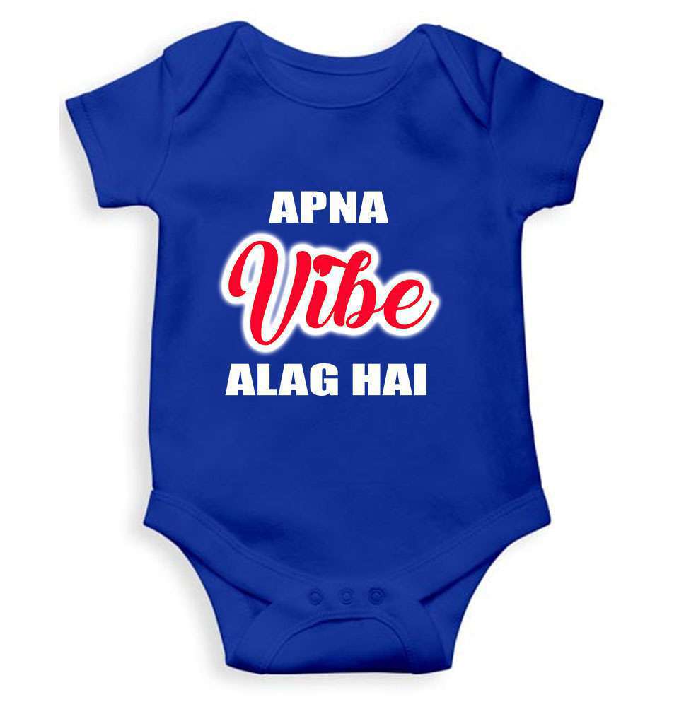 Apna Vibe Alag Hai Rompers for Baby Boy- KidsFashionVilla