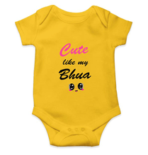 Load image into Gallery viewer, Cute Like My Bhua Rompers for Baby Girl- KidsFashionVilla

